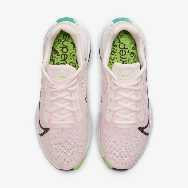 Women's Nike ZoomX SuperRep Surge Endurance Class Training Shoes Light Pink / Green / Black | NK057ADO