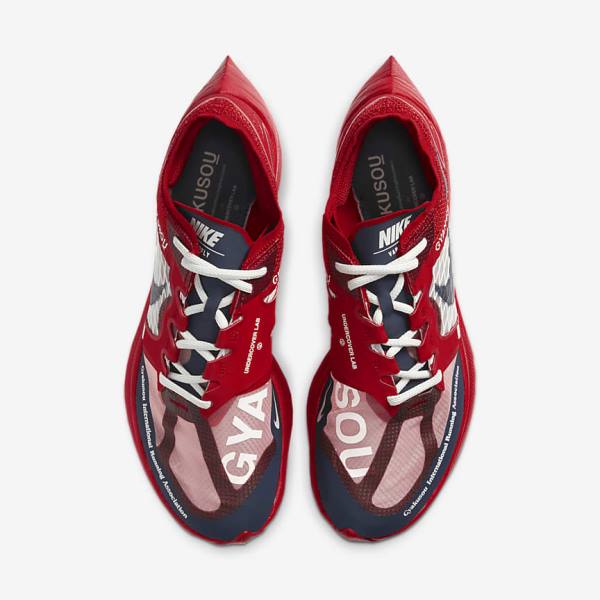 Women's Nike ZoomX Vaporfly Next% x Gyakusou Sneakers Red / Blue | NK497NBP