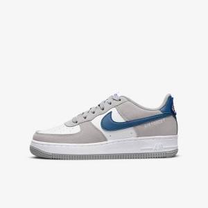 Kids' Nike Air Force 1 LV8 Older Sneakers Light Grey / White / Light Grey | NK847BGI