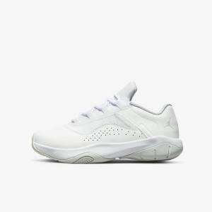 Kids' Nike Air Jordan 11 CMFT Low Older Sneakers White / Platinum | NK058BUF