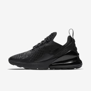 Kids' Nike Air Max 270 Older Sneakers Black | NK036AZN