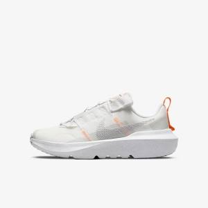 Kids' Nike Crater Impact Older Running Shoes White | NK362QFH