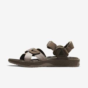 Men's Nike ACG Air Deschutz Sandals Khaki / Black | NK605QSI