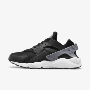 Men's Nike Air Huarache J22 Sneakers Black / Grey / White | NK947PLH