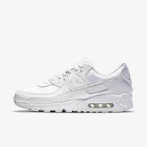 Men's Nike Air Max 90 LTR Sneakers White | NK891RJK