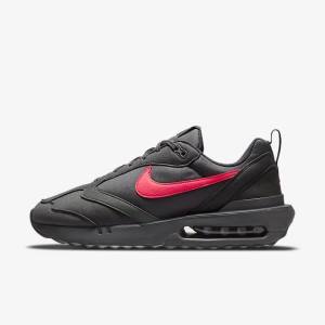 Men's Nike Air Max Dawn Sneakers Black / White / Red | NK380LGK