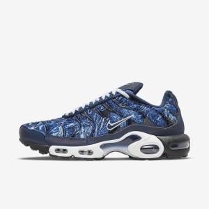 Men's Nike Air Max Plus Sneakers Navy / White / Black / Navy | NK179OGX