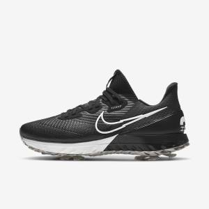 Men's Nike Air Zoom Infinity Tour Golf Shoes Black / White | NK529JCO