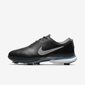 Men's Nike Air Zoom Victory Tour 2 Golf Shoes Black / Metal Blue Grey / White | NK253EXB