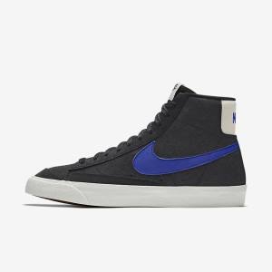 Men's Nike Blazer Mid By You Custom Sneakers Multicolor | NK219IDB