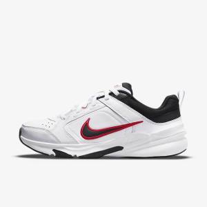 Men's Nike Defy All Day Training Shoes White / Red / Black | NK091BAJ