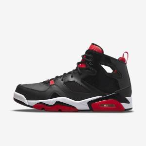 Men's Nike Jordan Flight Club 91 Jordan Shoes Black / Red / White | NK082GRL