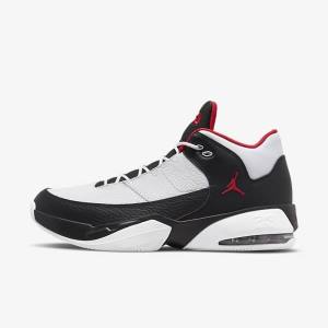 Men's Nike Jordan Max Aura 3 Jordan Shoes White / Black / Red | NK903CHR