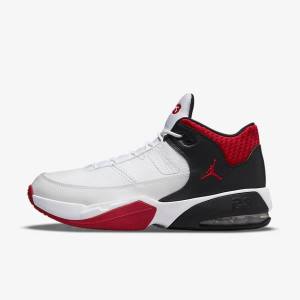 Men's Nike Jordan Max Aura 3 Sneakers White / Black / Red | NK750YCJ