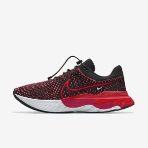 Men's Nike React Infinity Run 3 By You Custom Road Running Shoes Black | NK697WHY