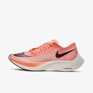 Men's Nike ZoomX Vaporfly NEXT% Road Racing Running Shoes Light Mango / Black / Blue | NK941QCS