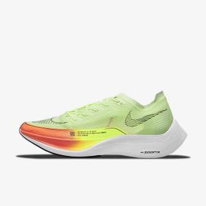 Men's Nike ZoomX Vaporfly Next% 2 Road Racing Running Shoes Orange / Black | NK140JKL