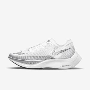 Men's Nike ZoomX Vaporfly Next% 2 Road Racing Running Shoes Black / Metal Gold / White | NK531NXL