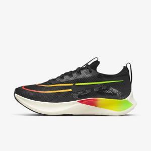 Men's Nike Zoom Fly 4 Road Running Shoes Orange / Black | NK269VGH