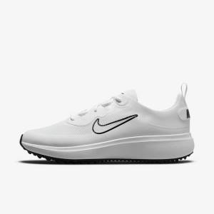 Women's Nike Ace Summerlite Golf Shoes White / Black | NK312IHB