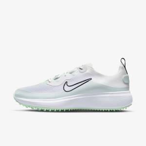 Women's Nike Ace Summerlite Golf Shoes White / Platinum / Mint / Black | NK943PTY