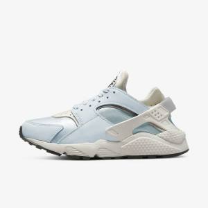 Women's Nike Air Huarache Sneakers Black / White | NK147VUT