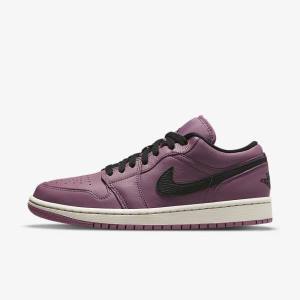 Women's Nike Air Jordan 1 Low SE Jordan Shoes Light Beige / Black | NK036FUK