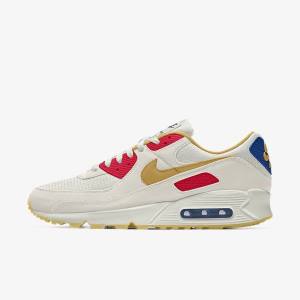 Women's Nike Air Max 90 By You Custom Sneakers Multicolor | NK419DIP