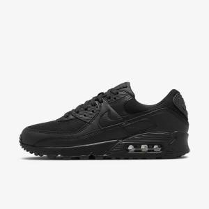 Women's Nike Air Max 90 Sneakers Black | NK251DGO