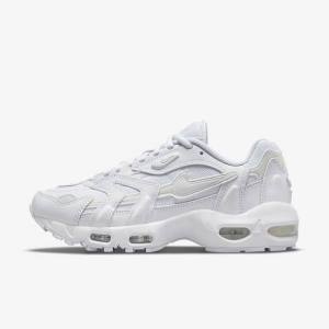 Women's Nike Air Max 96 2 Sneakers White / Platinum / Metal Silver / White | NK253BPF