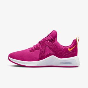 Women's Nike Air Max Bella TR 5 Training Shoes Pink / White / Yellow | NK173AWP