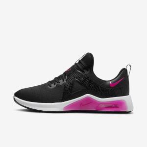 Women's Nike Air Max Bella TR 5 Training Shoes Black / White / Pink | NK430SMD