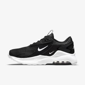 Women's Nike Air Max Bolt Sneakers Black / White | NK037PDU