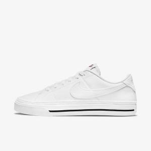 Women's Nike Court Legacy Next Nature Sneakers White / Black / White | NK762EJW