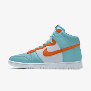 Women's Nike Dunk High By You Custom Sneakers Multicolor | NK103RUJ