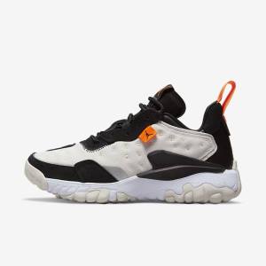 Women's Nike Jordan Delta 2 Sneakers Black / White / Orange | NK896SEX