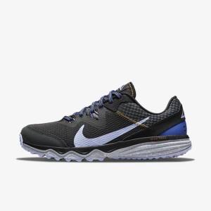 Women's Nike Juniper Trail Trail Running Shoes Dark Grey / Black / Light | NK239SBK