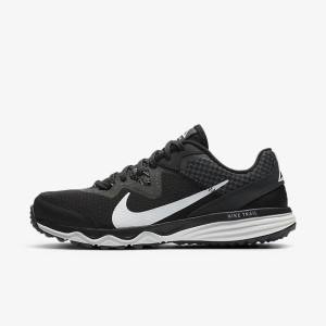 Women's Nike Juniper Trail Trail Running Shoes Black / Dark Grey / White | NK953GKL