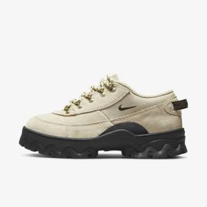 Women's Nike Lahar Low Sneakers Black / Metal Gold / Khaki | NK126UGK