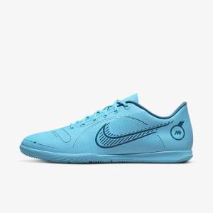 Women's Nike Mercurial Vapor 14 Club IC Indoor Court Football Shoes Blue / Orange | NK803QGW