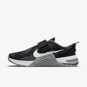 Women's Nike Metcon 7 FlyEase Training Shoes Black / Grey / White / Platinum | NK960EDX