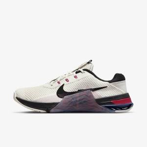 Women's Nike Metcon 7 Training Shoes Light Pink / Metal | NK613DJY