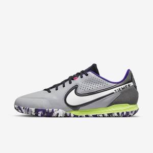 Women's Nike React Tiempo Legend 9 Pro IC Indoor-Court Football Shoes Light Grey / White | NK021RSC